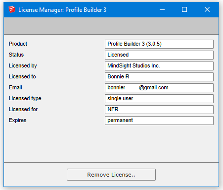 profile builder 3 license key free